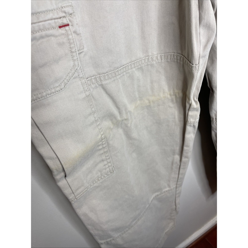 VTG Jnco Jeans Kakhi Wide Leg Cargo Pant Y2K 34W x 32L - Picture 10 of 13